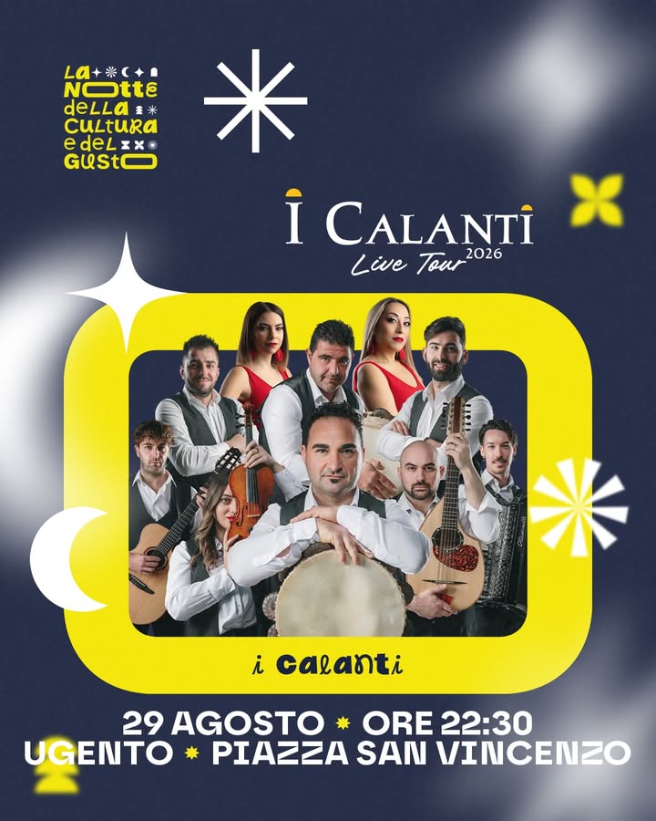 Ugento, Notte Cultura e Gusto 2026: storia e sapori nel centro storico