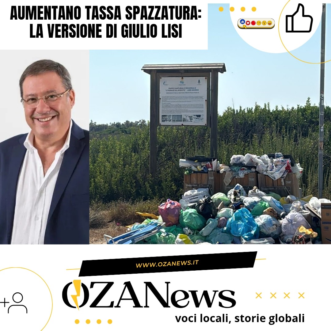 🚨📢 ATTENZIONE UGENTO! 📢🚨

👉 Aumenta la tassa sui rifiuti e il consigliere Giulio Lisi non ci sta! 🔥 Denunciando inefficienze amministrative e responsabilità politiche nella gestione della TARI, Lisi si schiera dalla parte dei cittadini di Ugento. 

♻️😡 Rincari ingiustificati? Gestioni poco limpide? Scopri subito cosa ha rivelato Giulio Lisi nel suo intervento 👉 LINK IN BIO!

La gestione responsabile dei rifiuti riguarda ogni singolo cittadino, condividi per far sentire la tua voce! 💪🌎

.

.

.

.

.

.

.

.

.

.

#Ugento #Salento #TARI #Rifiuti #Ambiente #Politica #GiulioLisi #CittadinanzaAttiva #TassaRifiuti #Trasparenza #GestioneRifiuti #Ecologia #Sostenibilità #AmbientePulito #Differenziata #ZeroWaste #PugliaGram #NewsLocali #VociLocali #OzaNews #Informazione #NotizieItalia #Attualità #EcoFriendly #GiovaniInPolitica #ContaAncheTu #AmbienteSano #AmbienteItalia #StopSprechi #NewsSalento