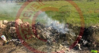 Nuova segnalazione di incendi di rifiuti nocivi