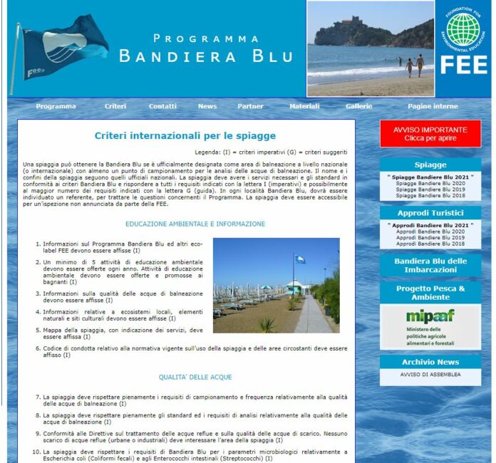 bandiera blu a Ugento