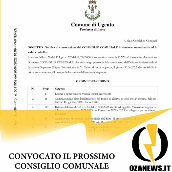 consiglio comunale