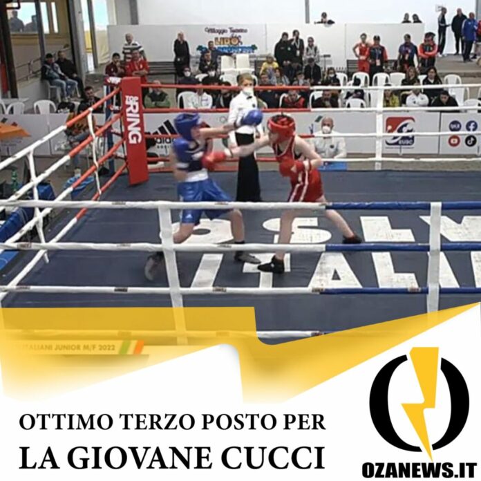 terzo posto per la giovane cucci
