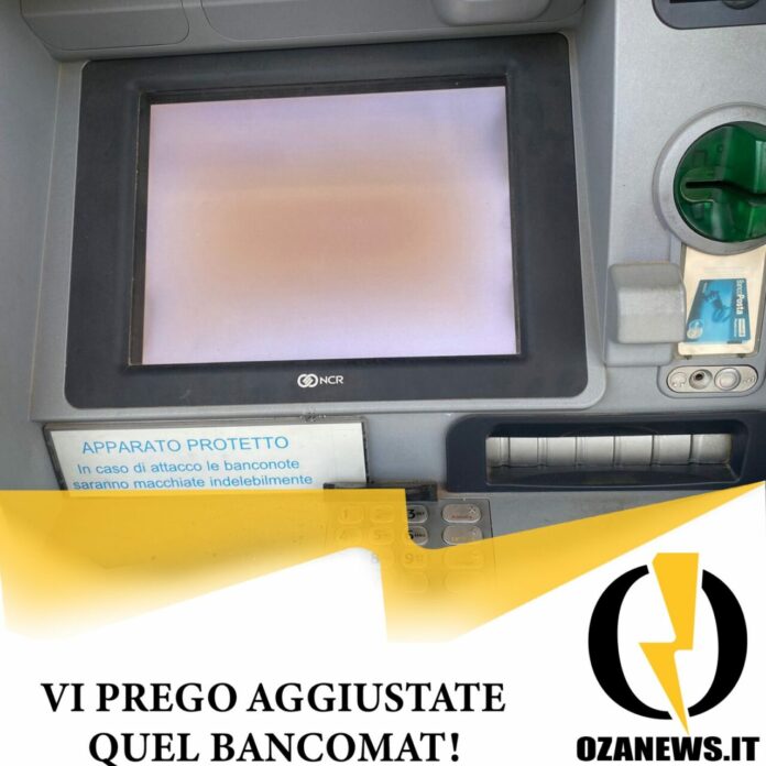 aggiustate il bancomat