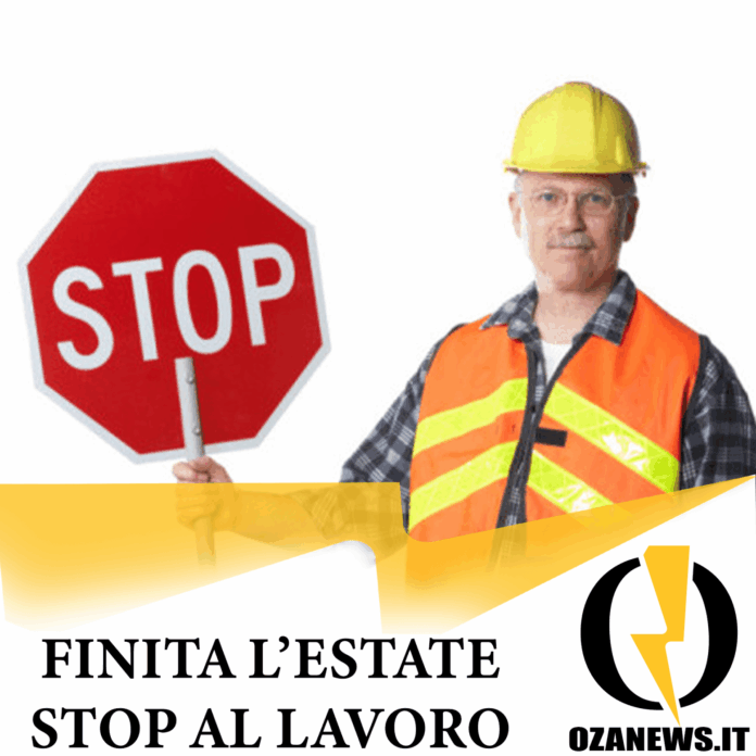 finita l'estate stop al lavoro a ugento