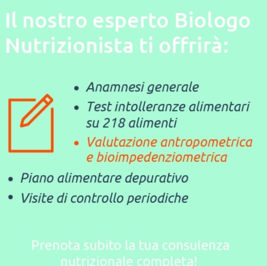 Consulenza nutrizionale completa