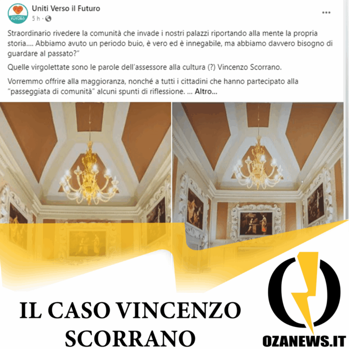 vincenzo scorrano assesore beni culturali ugento