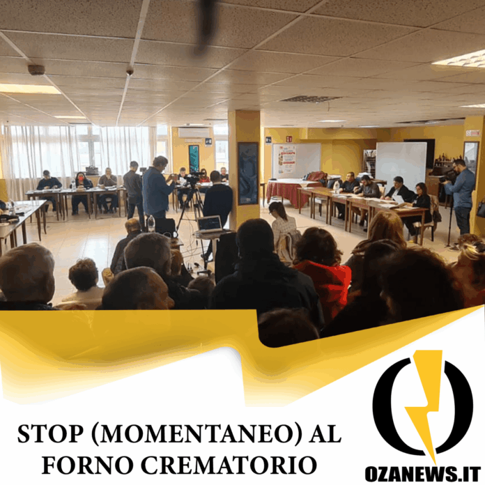 stop al forno crematorio di ugento