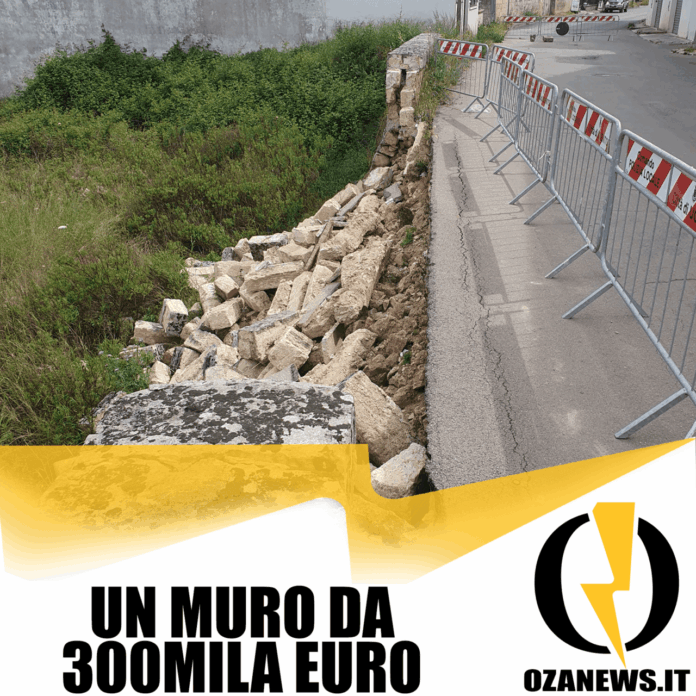 un muro da 300 mila euro a ugento tiziano esposito