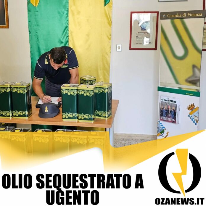 olio sequestrato a Ugento