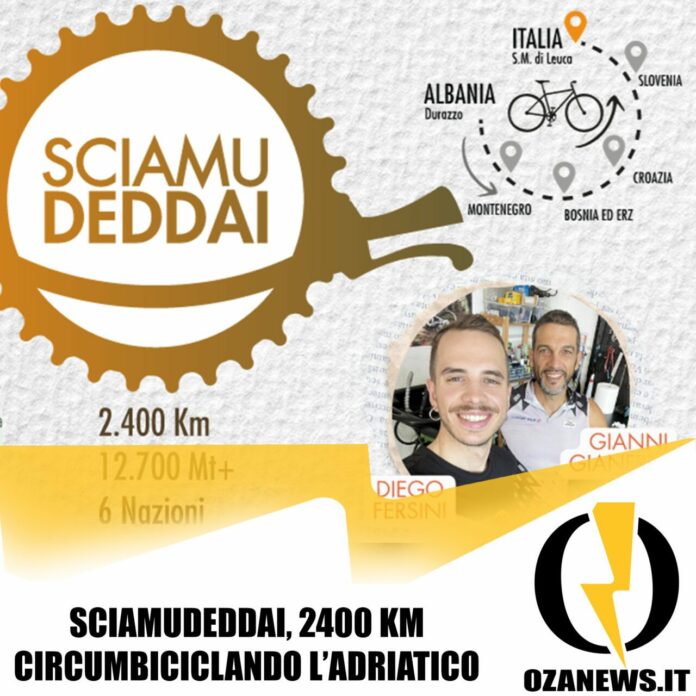 Sciamudeddai, 2400 km circumbiciclando l’Adriatico