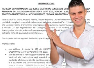 L’opposizione si unisce per chiedere spiegazioni su Vincenzo Scorrano L’OPPOSIZIONE UNITA CHIEDE SPIEGAZIONI SULL’OPERATO DI VINCENZO SCORRANO