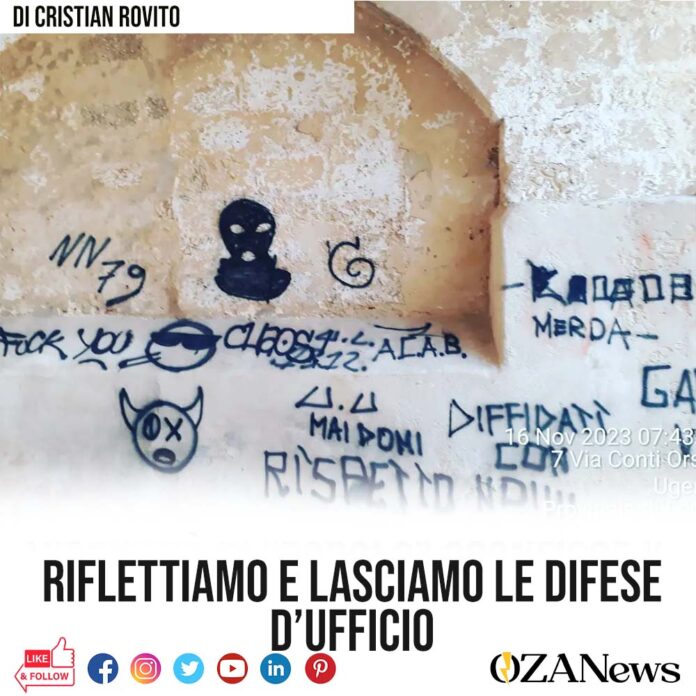 Riflettiamo e lasciamo le difese d'ufficio