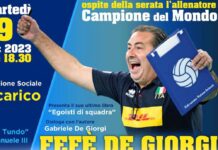 Fefè de Giorgi per la nuova associazione “Cristiano Tricarico”