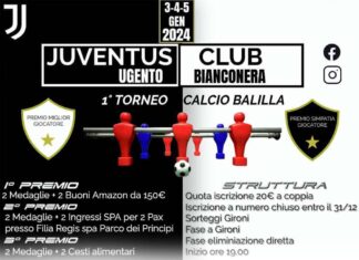 Al via il torneo di calcio balilla dello Juventus club di Ugento
