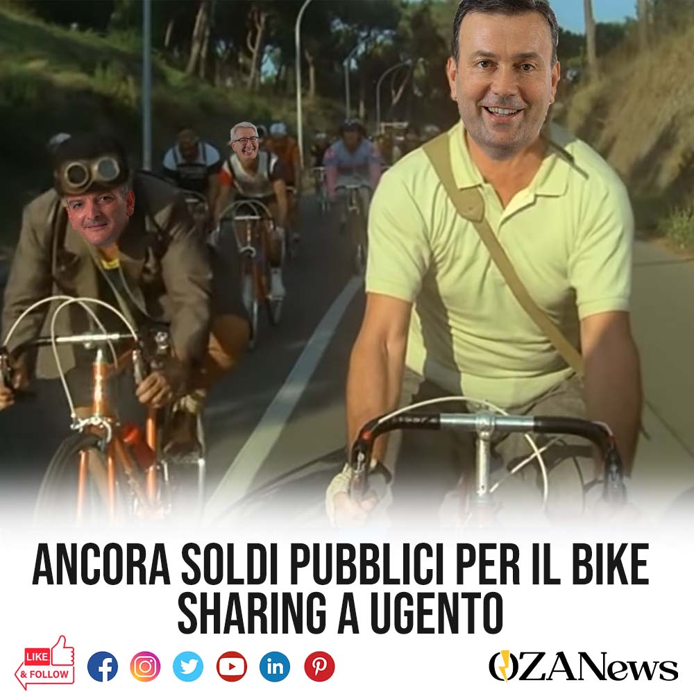ancora soldi pubblici per il bike sharing a Ugento