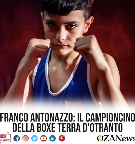 Franco Antonazzo campione emergente della Boxe Terra d'Otranto