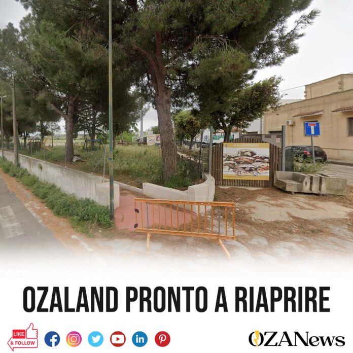 Il parco di via Teano pronto a riaprire