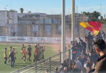 Ugento sbanca anche Racale! Ora si può sognare. il cielo di racale è giallorosso. ugento vince ancora