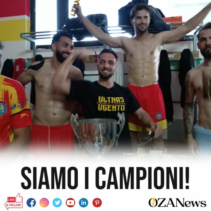 siamo i campioni. vincono carafa e l'ugento calcio