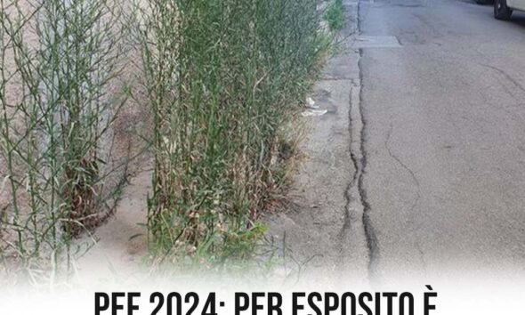 PEF 2024: per Esposito è l'emblema del fallimento