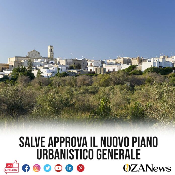 salve approva il nuovo piano urbanistico generale