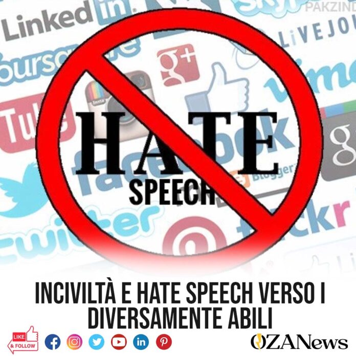 Inciviltà e hate speech verso i diversamente abili
