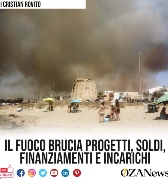 Il fuoco brucia progetti, soldi, finanziamenti e incarichi