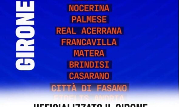 ufficializzato il girone dell’ugento calcio