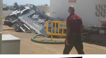 Incidente: a Lido Marini l’Autospurgo sprofonda nel terreno