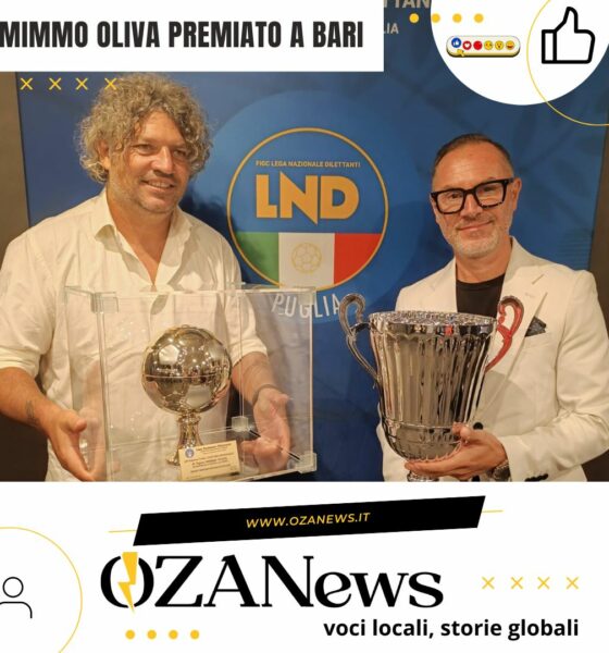 mimmo oliva premiato a bari