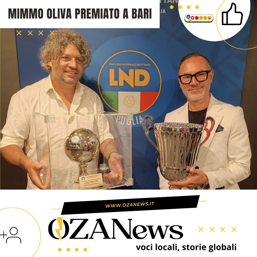 mimmo oliva premiato a bari