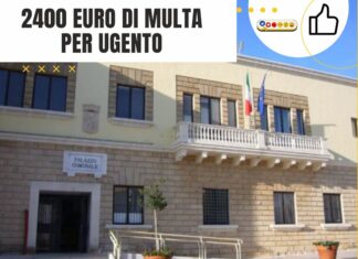 2400 euro di multa per il Comune di Ugento