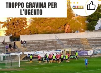 Pesante ko per l’Ugento Calcio: 0-5 conto il Gravina