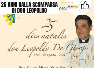 La comunità ugentina ricorda don Leopoldo De Giorgi a 25 anni dalla scomparsa