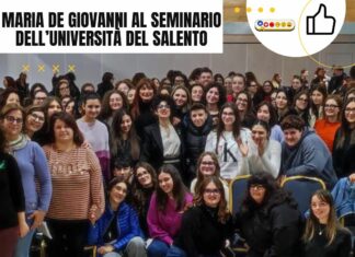 Maria De Giovanni Commendatore incanta il Seminario del Dipartimento di Scienze Umane e Sociali dell’Università del Salento