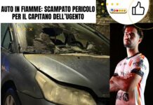 Auto in fiamme: scampato pericolo per il capitano dell’ugento