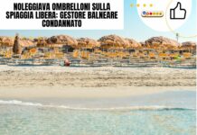 Noleggiava ombrelloni sulla spiaggia libera: gestore balneare condannato