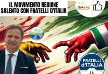 Il movimento regione Salento con Fratelli d’Italia