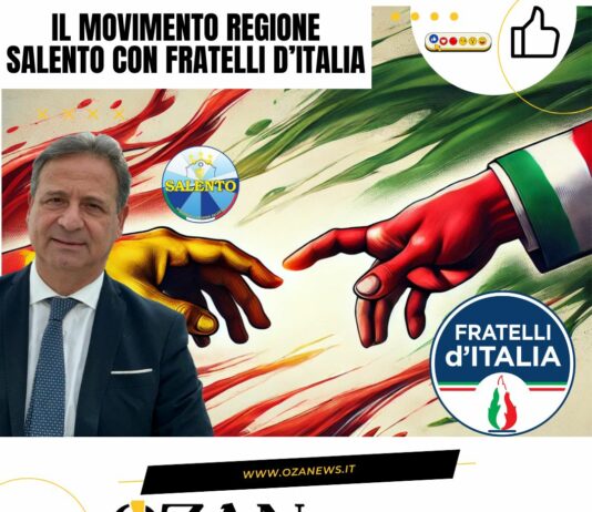 Il movimento regione Salento con Fratelli d’Italia