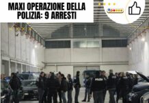 Maxi operazione della polizia: 9 arresti