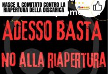 Nasce il comitato contro la riapertura della discarica