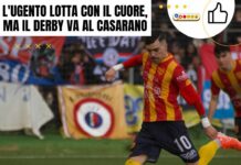 L’Ugento lotta con il cuore, ma il derby va al Casarano