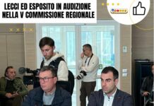 Lecci ed Esposito in audizione nella V commissione regionale