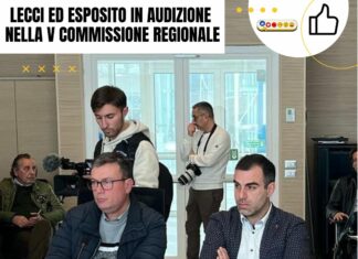 Lecci ed Esposito in audizione nella V commissione regionale