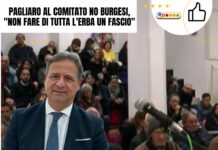 Pagliaro al Comitato No Burgesi, “Non fare di tutta l’erba un fascio”