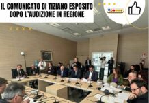 Il comunicato di Tiziano Esposito dopo l’audizione in regione