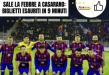 Sale la febbre a Casarano: biglietti ospiti esauriti in 9 minuti