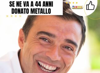 Se ne va a 44 anni donato metallo