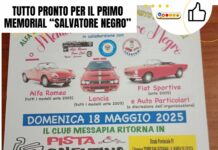 Auto d’epoca protagoniste al 1° Memorial Salvatore Negro