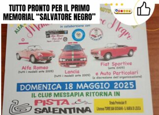 Auto d’epoca protagoniste al 1° Memorial Salvatore Negro